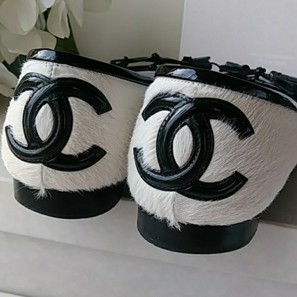 CHANEL Shoes - Chanel Calf Hair Ballet Flats